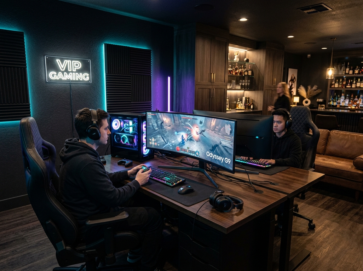 PixelZone VIP private gaming room